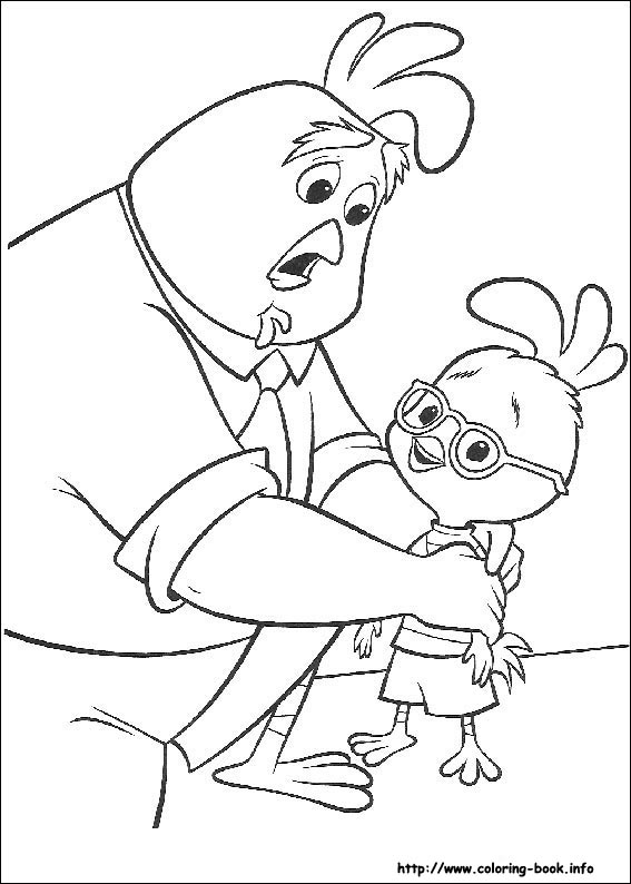 Chicken Little coloring picture